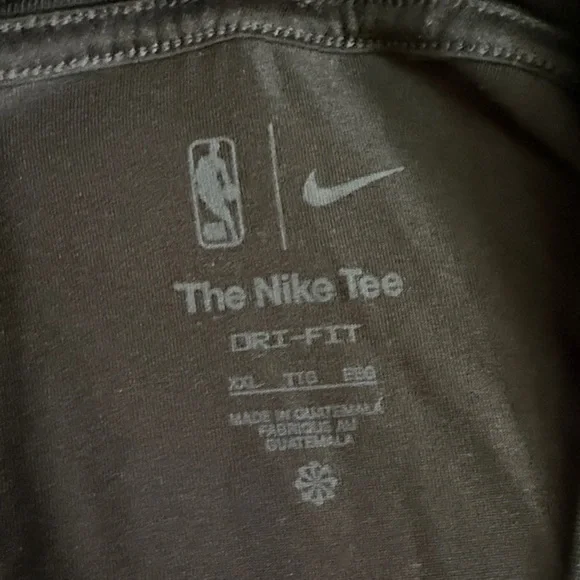 Nike Black and Yellow Lakers Basketball Tee